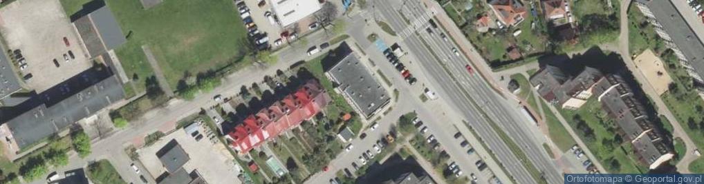 Zdjęcie satelitarne Bazydło Ewa Niepubliczny Zakład Opieki Zdrowotnej Przychodnia Eskulap w Ełku