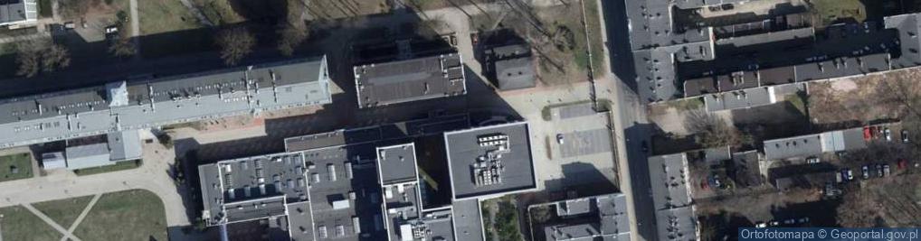 Zdjęcie satelitarne Centrum Diagnostyki i Terapii Laserowej PŁ