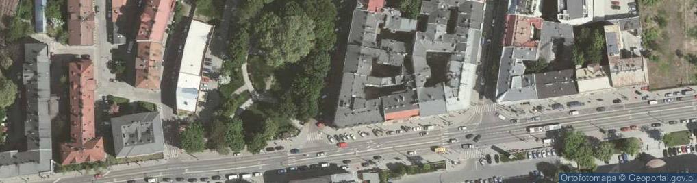 Zdjęcie satelitarne Małopolski Ośrodek Medycyny Pracy