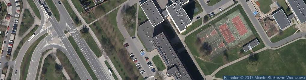 Zdjęcie satelitarne Niepubliczny Zakład Opieki Zdrowotnej SGGW w Warszawie