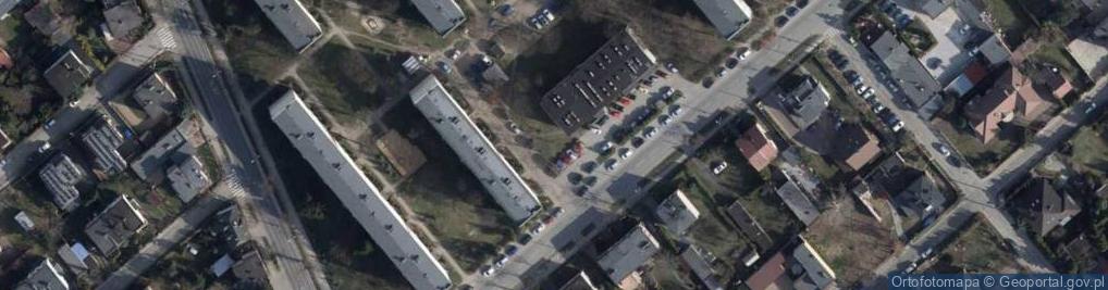 Zdjęcie satelitarne Pabianickie Centrum Medyczne, Przychodnia nr 1