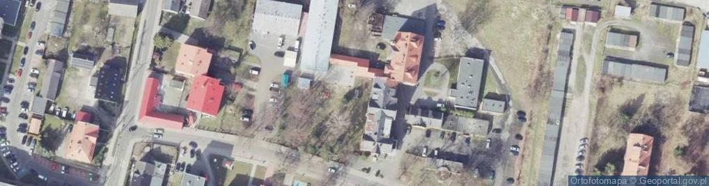 Zdjęcie satelitarne Poradnie Specjalistyczne przy Szpitalu Powiatu Krośnieńskiego