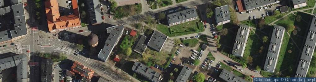 Zdjęcie satelitarne Przychodnia Rejonowa Samodzielny Publiczny Zakład Opieki Zdrowotnej w Rudzie Śląskiej z Siedzibą przy ul Pokoju 4