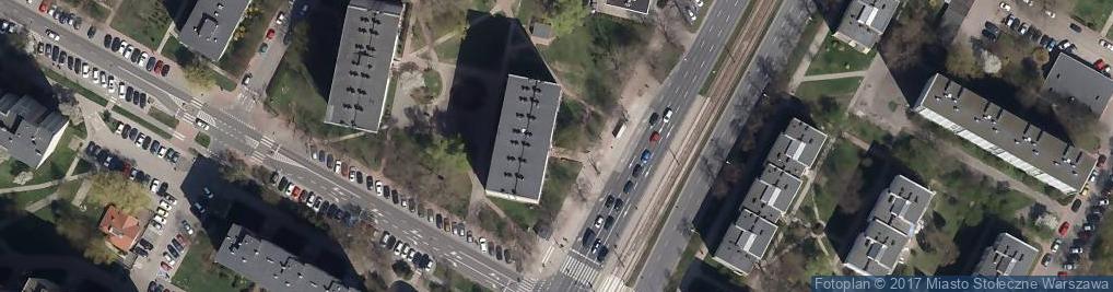 Zdjęcie satelitarne Punkt przyjęć wizyt domowych na terenie Warszawy
