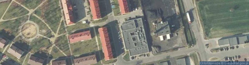 Zdjęcie satelitarne Wojskowa Specjalistyczna Przychodnia Lekarska w Witkowie SP ZOZ