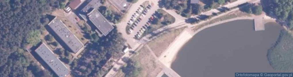 Zdjęcie satelitarne przystań Dąbki- jez. Bukowo