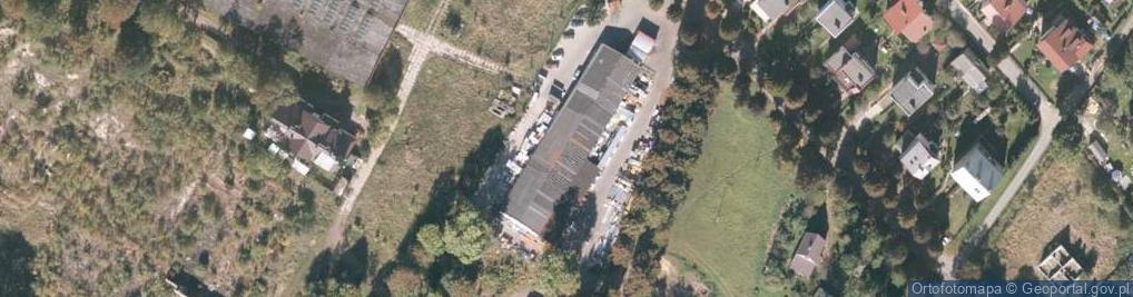 Zdjęcie satelitarne PSB - Skład budowlany