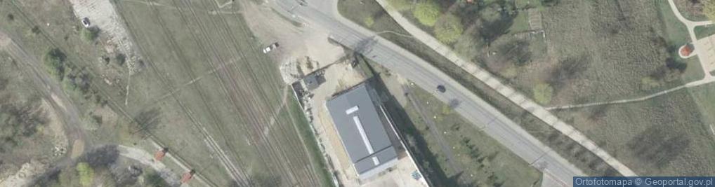 Zdjęcie satelitarne PSB - Skład budowlany