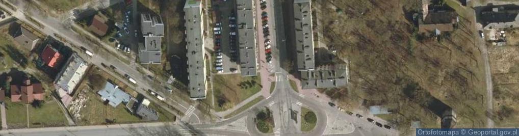 Zdjęcie satelitarne Delikatesy BOMBONIERKA Sklep nr 7 PSS Społem