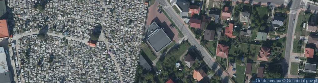 Zdjęcie satelitarne Społem Zamość, Sklep nr 9