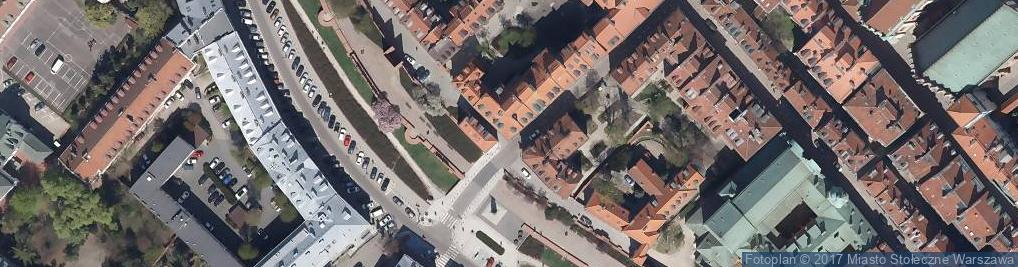 Zdjęcie satelitarne Pub 'Pod Zegarem'