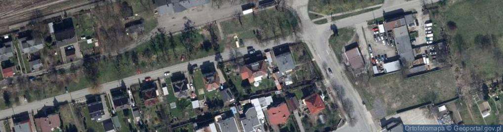 Zdjęcie satelitarne Pub Pod Papugami