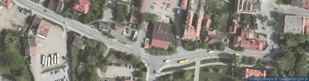 Zdjęcie satelitarne Zaścianek