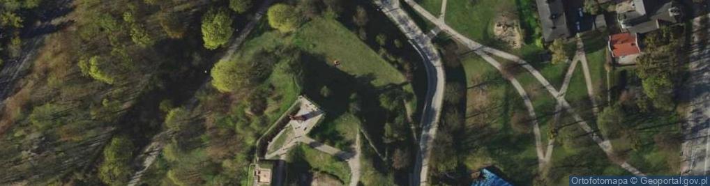 Zdjęcie satelitarne Bastion Jerozolimski - Góra Gradowa
