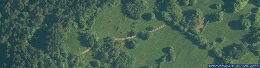 Zdjęcie satelitarne Piękny widok na Zawoję