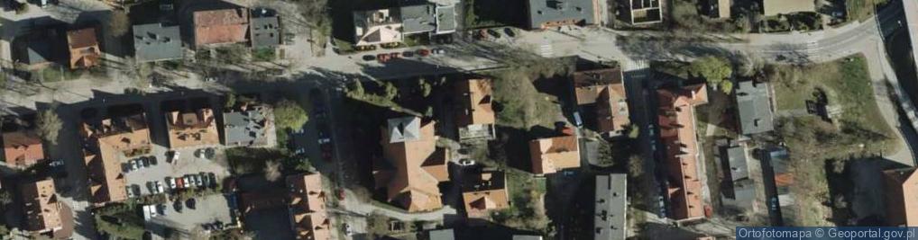 Zdjęcie satelitarne Punkt widokowy na wieży kościelnej