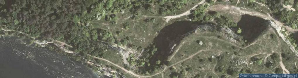 Zdjęcie satelitarne Skałki Twardowskiego