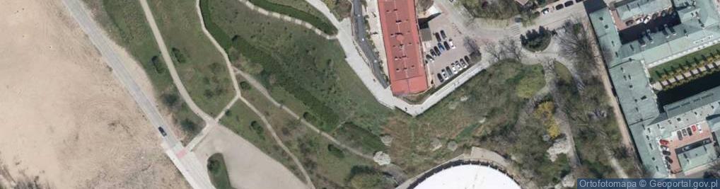 Zdjęcie satelitarne Skarpa Wiślana