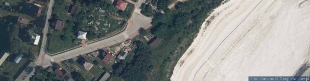 Zdjęcie satelitarne Taras widokowy na Kopalnię Kredy