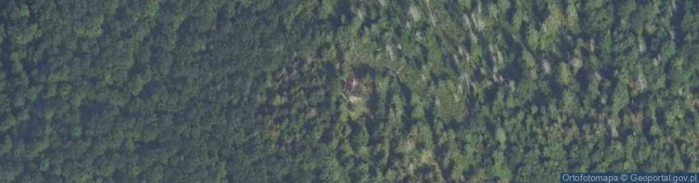 Zdjęcie satelitarne Wieża widokowa na Mogielicy