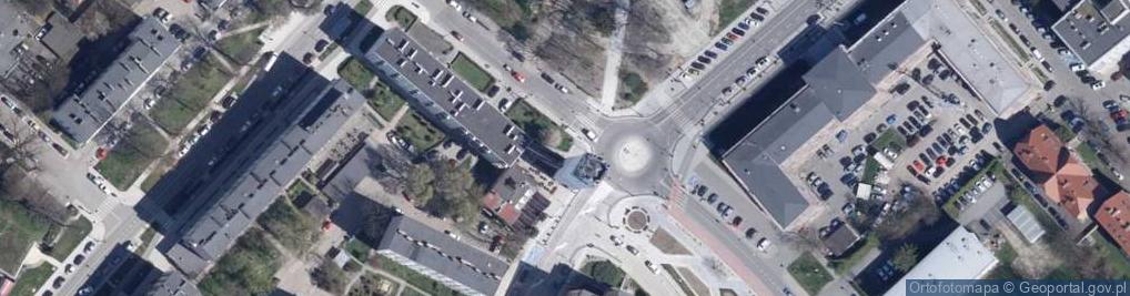 Zdjęcie satelitarne Wieża Wrocławska