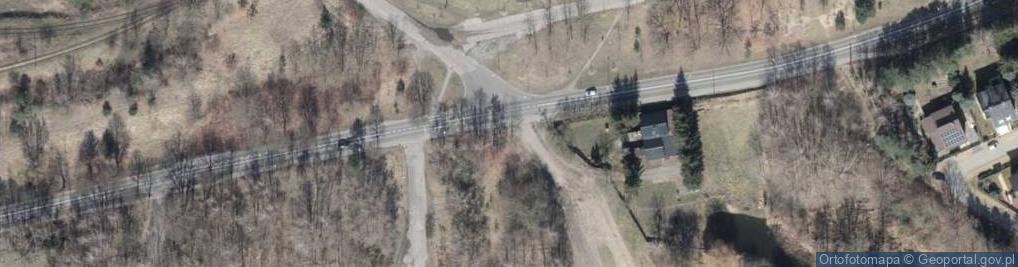Zdjęcie satelitarne Kontrola Policji, pomiar prędkości