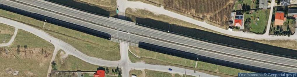 Zdjęcie satelitarne Kielecka drogówka