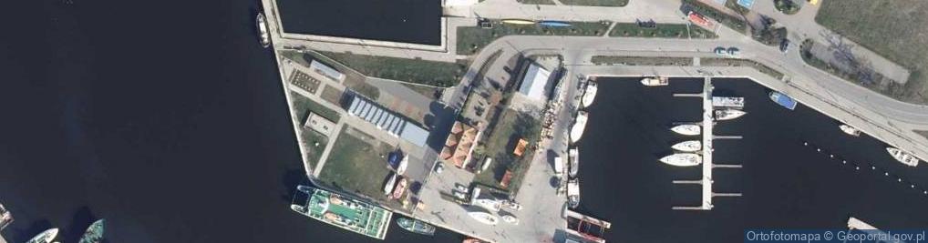 Zdjęcie satelitarne Morska i Brzegowa Stacja Ratownicza