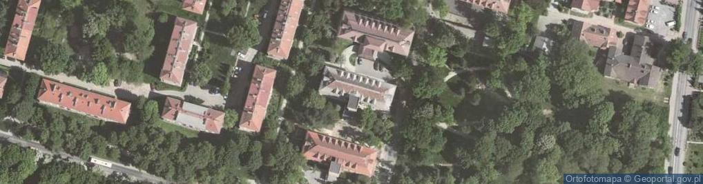 Zdjęcie satelitarne Centrum Origin Kraków
