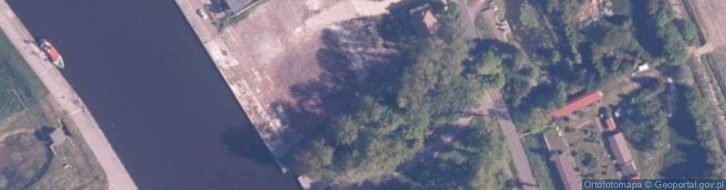 Zdjęcie satelitarne Bismarck