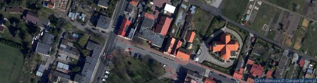 Zdjęcie satelitarne Fin de Siecle. Restauracja. Baza noclegowa. Denesiuk J.