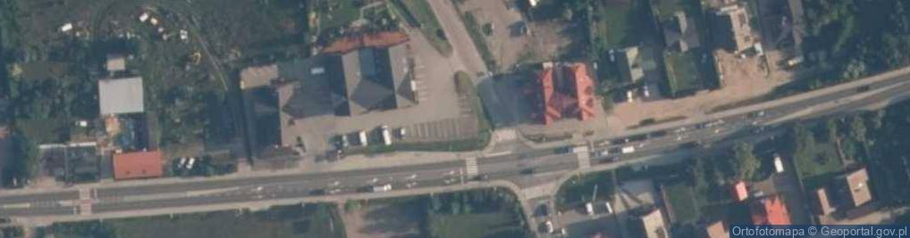 Zdjęcie satelitarne Karczma Krzewi Róg
