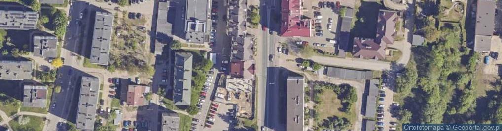 Zdjęcie satelitarne Na Widelcu