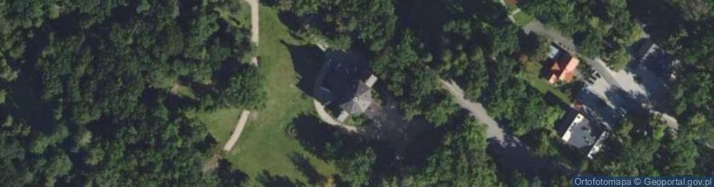 Zdjęcie satelitarne Pałac Myśliwski Książąt Radziwiłłów