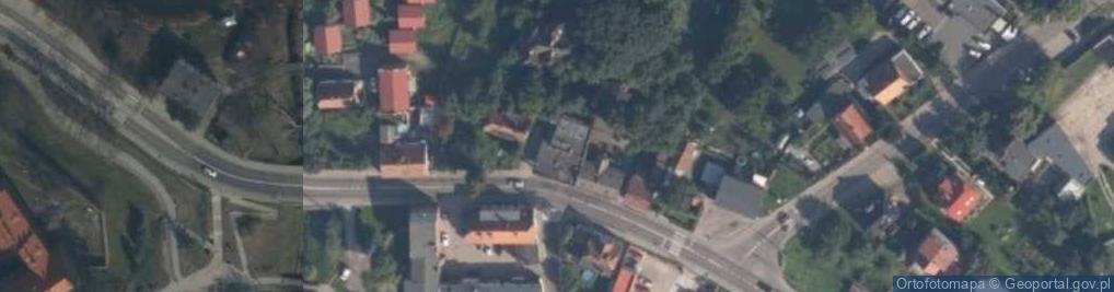 Zdjęcie satelitarne Przedzamcze