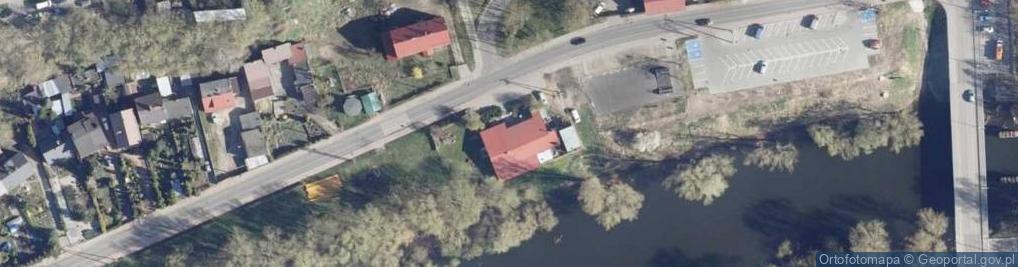 Zdjęcie satelitarne Przystań nad Wdą