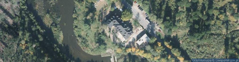 Zdjęcie satelitarne Restauracja Nad Zaporą Dom Turysty PTTK