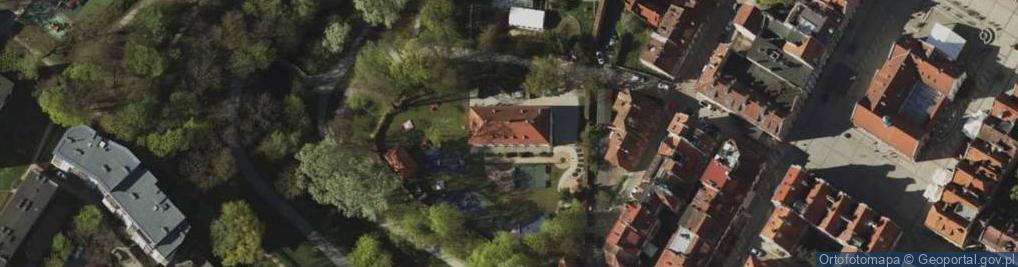 Zdjęcie satelitarne Zamkowa