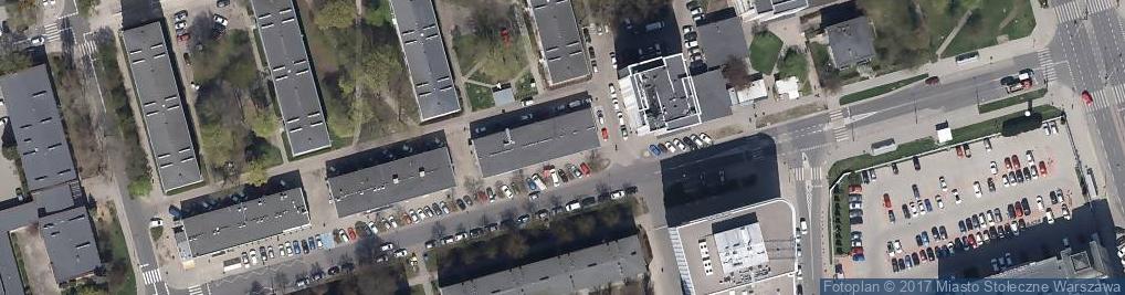 Zdjęcie satelitarne Komisariat Policji I i VII Rewir Dzielnicowych Mokotów