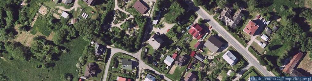 Zdjęcie satelitarne Rewir Dzielnicowych w Lutowiskach