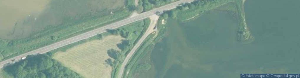 Zdjęcie satelitarne Obszar Natura 2000 Dolina Dolnej Skawy