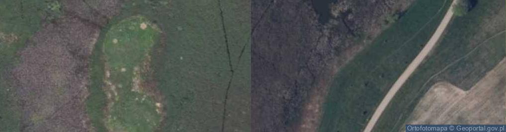 Zdjęcie satelitarne Rezerwat Mokradła Żegockie