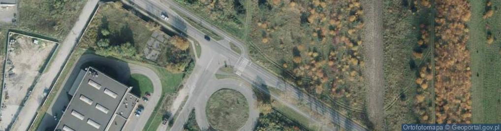 Zdjęcie satelitarne Pieszo-Rowerowa