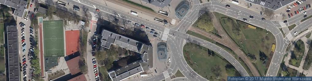 Zdjęcie satelitarne Rowery, początek ścieżki rowerowej wzdłuż Juliusza Słowackiego