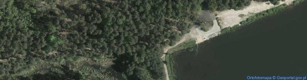 Zdjęcie satelitarne ścieżka ekologiczno-przyrodnicza