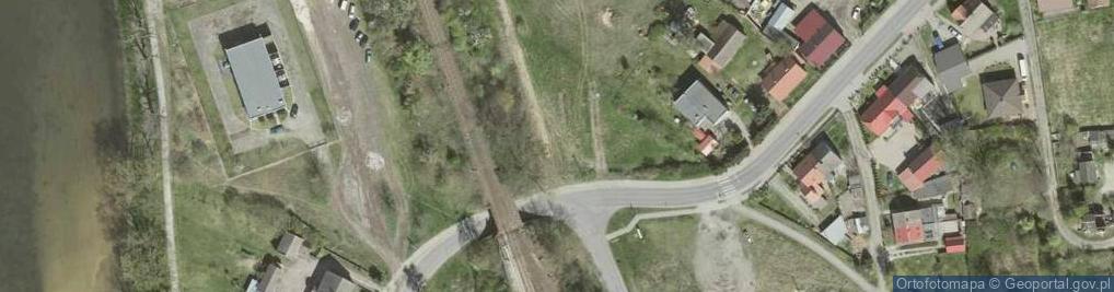 Zdjęcie satelitarne Ścieżka rowerowa trasą dawnej kolejki wąskotorowej