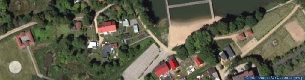Zdjęcie satelitarne Ścieżka rowerowa wokół jez. Ołów
