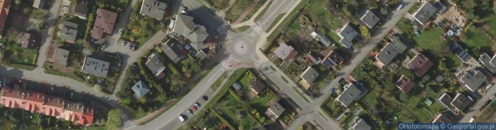 Zdjęcie satelitarne Ścieżka rowerowa
