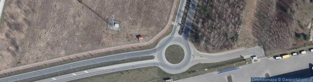 Zdjęcie satelitarne Ścieżka rowerowa