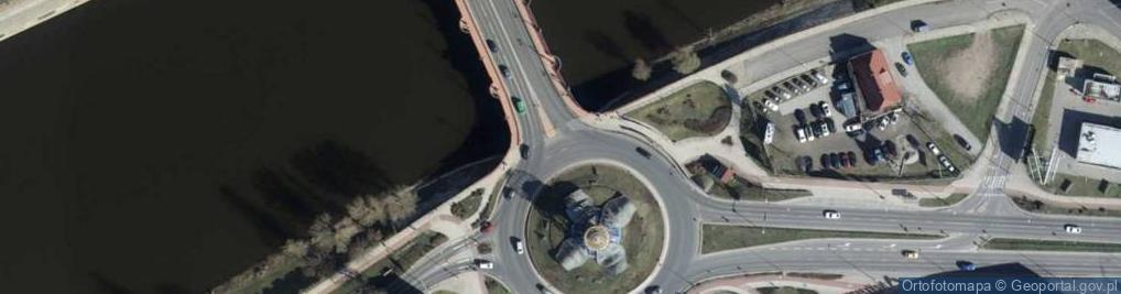 Zdjęcie satelitarne ścieżka